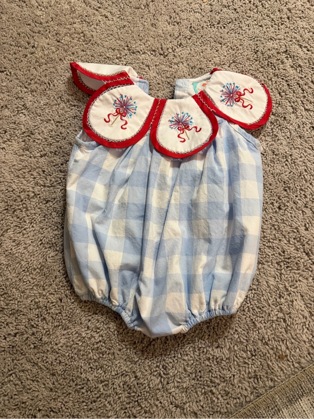 Smocked Flamingo Firework Bubble